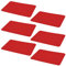 6er Set Platzmatte Filz 44 x 30 cm Rot Premium Qualität Tischsets Untersetzer Rechteckig Tischmatten Platzsets Filzuntersetzer