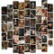 Dark Academia Raumdekoration, 50 Stück, Vintage-Wandcollage-Set, ästhetische Bilder, Vintage-Poster für Zimmer, ästhetische Dinge, Tiktok, ästhetische Wanddekoration für Teenager-Mädchen-Schlafzimmer,