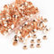 Egurs 400 Stück Reißnägel Metall Heftzwecken Runde für Büro Zum Aufhängen Von Memos Und Bildern DIY(10mm) Roségold