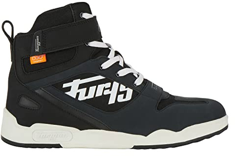 Furygan Herren Basket Get Down Shoes, Schwarz Weiß, 47 EU