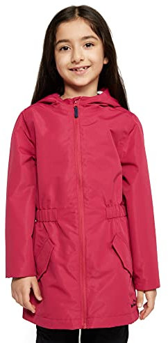 Peter Storm Kids' Weekend Waterproof Jacket with Hood made Sustainably from 100% Recycled Materials, Kids' Rain Coat, Hiking & Outdoor Recreation Clothing (5-6 Years, Pink)