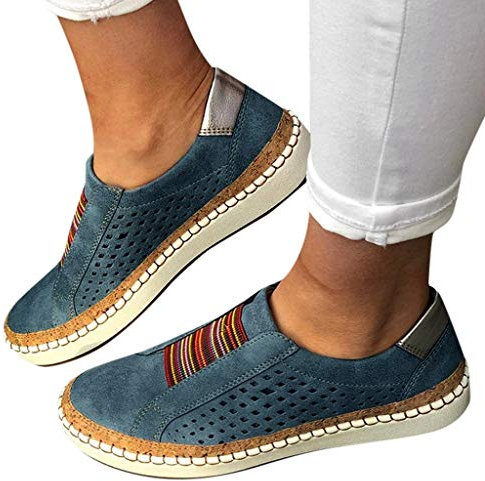 Sneaker Damen Weiss 41 Plattform Elegante Schuhe Turnschuhe Leichtgewichts Sportschuhe Atmungsaktiv Frauen Walkingschuhe Halbschuhe Cushion Wasserdicht Flach Für Sporthalle Outdoor Jogging