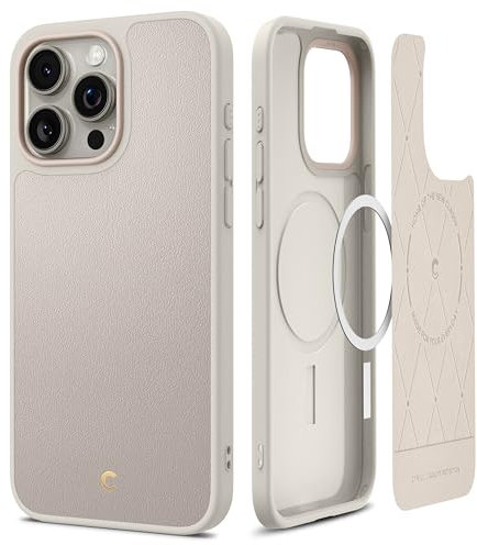 CYRILL by Spigen Kajuk Mag Case Compatible with iPhone 15 Pro (2023) - Cream
