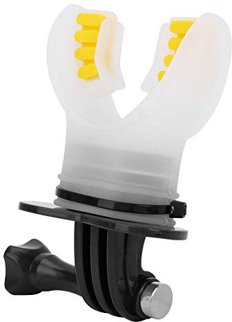 Accessoires Bouche Support de Bouchée Enregistrement Vidéo Mouth Bite Mount Surf Patinage de Plongée pour Caméra d'action (Noir)
