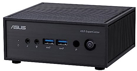 ASUS PN42-SN004AV Mini PC Barebone con processore Intel Celeron N100, Memoria SSD da 128 GB, 4 GB RAM DDR4, WiFi 6, Bluetooth 5.0, con chip audio, Nero