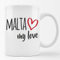 huuraa Kaffeetasse Malta my love Keramik Tasse 330ml für alle Fans von Malta Malta