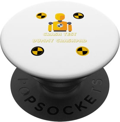 Crashtest Dummy Crashpad PopSockets mit austauschbarem PopGrip