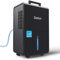 Gasbye Déshumidificateur Energy Star 2024 pour cave avec tuyau de drainage, déshumidificateur maximum de 115 pintes/D pour grande pièce, compresseur silencieux de 45 dB, facile