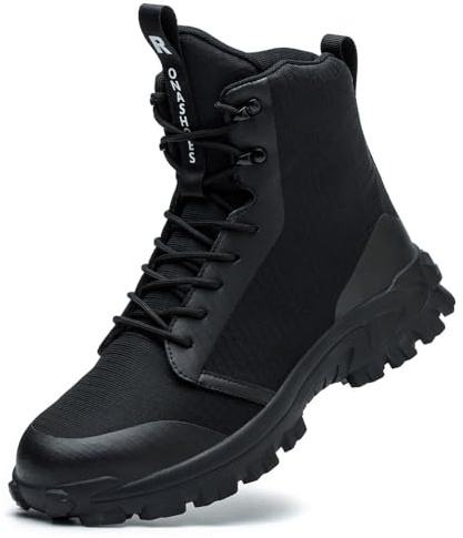 Armor Black Steel Toe Cap Boots UK11 / EU46