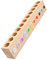 11 Compartiments Pot à Crayons en Bois, Organiseur de Bureau Multicolore pour Enfants, Montessori Pot à Crayon Bois Massif, Porte-Stylo Créatif pour Fournitures Scolaires et Pinceaux de Maquillage