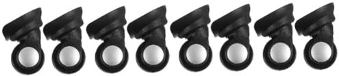SAFIGLE 8 STK Kofferräder Kleines Rad Für Gepäck Räder Für Koffer Ersatz des Kleinen Gepäckrads Koffer Kleines Rad Werkzeugsatz Zur Reparatur Von Laufrollen Ersatz-gepäckrad Black PVC