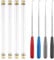 MOLENCO 4 Pcs Fishing Hook Remover, Fishing Hook Quick Removal Device, Stainless Steel Hook Remover Fishing, Fishing Unhooking Disgorger, Hook Extractor Accessories Tools with Storage Tube