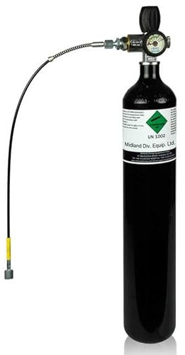Botella de carga PCP 3 litros 300 bares (Kit completo) | Exclusivo para pistolas y carabinas PCP. Kit completo.
