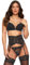 Ann Summers Sexy Lace Padded Plunge Bra, Fuller Bust DD+, A-G Cup, Curve-Enhancing Womens Underwear with Padded Cups & Underwire, Removable Mini Pads for Smaller Sizes, Adjustable Straps Black
