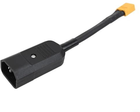 ReachMall Electric Bike Battery Connector Adapter Male Female Cable for Scooters and Ebikes, Rubber and Metal Material (3 Pin Port)