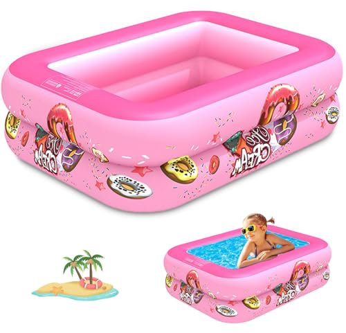 Aufblasbares Planschbecken,Kinderpool Babypool,Aufblasbarer Kinderpool,Schwimmbecken,Aufblasbare Pool,Planschbecken für Kinder,Kinder Planschbecken,Tragbare Badewanne,Swimmingpool