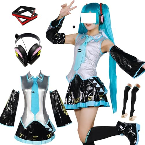 XSPQGQ Costume de soirée uniforme pour femme (bleu, S)