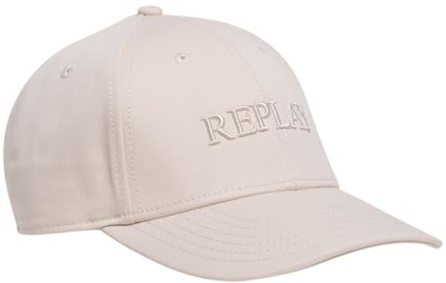 Replay Unisex Baseball Cap, White Smoke 0039 (Weiß), Einheitsgröße