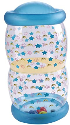 FRCOLOR Aufblasbare Krabbelrolle Für Babys PVC Kunststoff Fitness Spielzeug Zur Hör Und Tastschulung Kleine Babyrollrolle Für Krabbeltraining Zu Hause