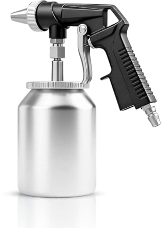LOMUG Sandstrahlpistole Mit Einem Arbeitsdruck Von 6,2 Bar. Der Sandblaster Hat Einen Luftbedarf Von 198 L. Die Strahlpistole Eignet Sich Zum Polieren, Entrosten Und Reinigen Von Verunreinigungen