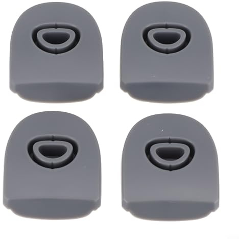 Lot de 4 bouchons de rechange pour bouteille d'eau Owala, joints d'étanchéité en silicone pour bouteilles en acier inoxydable de 538,6 g, 680,4 g, 947,2 g, 1234 g (gris)