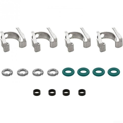 O-Ring Kraftstoffeinspritzdüsen-Reparatursatz, kompatibel mit Ford B-Max C-Max Ecosport Fiesta für Focus für Mondeo S-Max Transit Modelle