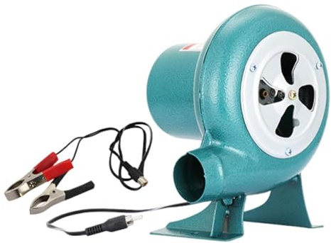 Fzaqwen Ventilatore Elettrico Soffiatore Multiplo Mini Soffiatore Portatile Stufa Regolabile in Ferro Solido Uso Versatile Adatto per Campeggio Barbecue, 40w