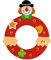 Trudi 81751 - Buchstabe Clown O, Sortiert