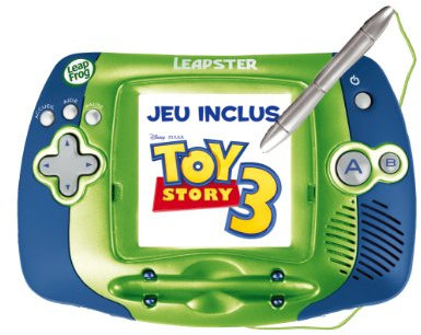 LeapFrog - 61001 - Jeu Educatif Electronique - Leapster - Console - Jeu Toy Story 3 inclus - Verte