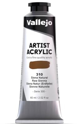 Vallejo : Artist Acrylic Paint : 60ml : Raw Sienna