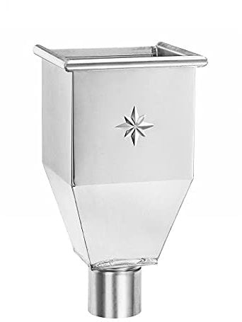 Grömo Zink Wasserfangkasten lang für Fallrohr DN 100