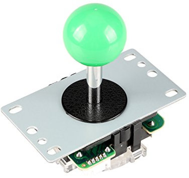 EG STARTS Arcade Classic Competition 5 Pin Stick 5P Rocker 8 maneras Joystick para PC Xbox 360 PS2 PS3 Juegos KOF SNK Arcade DIY Kit Parts Mame Jamma Machine Gaming (Verde)
