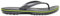 Crocs Unisex Erwachsene Crocband Flip Flip, Graphite/Volt Green, 42/43 EU