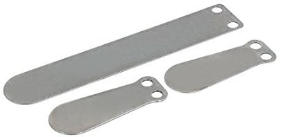 sourcingmap 100mm Length Cast Steel Air Compressor Valve Plate Fitting Set 3 in 1