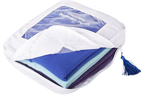 The Cashmere Choice Cashmere Storage Bags – 100% Cotton Breathable Garment Bag – XL