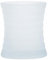 Sovie Kerzenglas Curve Frostig Milchig - Glas für Refill Kerzen - Kerzen Deko für Innen & Außen - Zeitloses Design - Schützt Tisch & Dekoration