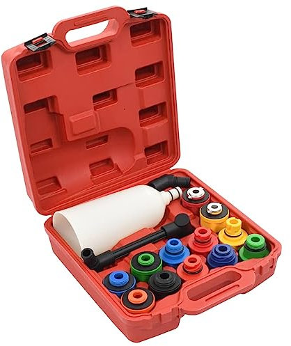 vidaXL Motoröl-Einfülltrichter-Set 15-TLG. Öl Einfüllhilfe Adapter Trichter Einfülltrichter Adapterset Einfüllgerät Ölfüllgerät Ölwechsel Werkzeug
