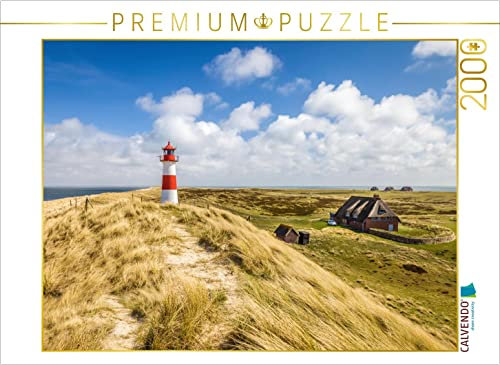 CALVENDO Puzzle Leuchtturm List-Ost auf Sylt 2000 Teile Puzzle quer | Lege-Größe cm Foto-Puzzle für glückliche Stunden