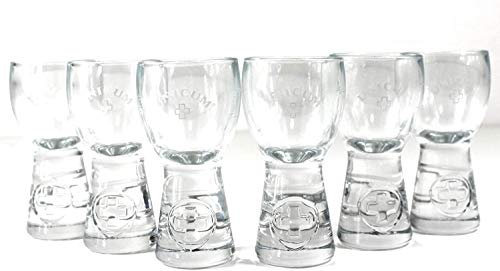 UNICUM BICCHIERI IN VETRO SET 6 PEZZI