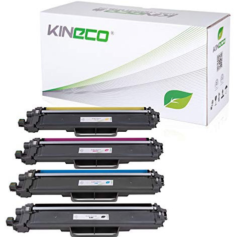 Kineco TN243CMYK Toner kompatibel für Brother Drucker MFC-L3750CDW HL-L3210CW DCP-L3550CDW HL-L3230CDW MFC-L3770CDW MFCL3750CDW TN-243 TN243 (Black,Cyan,Magenta,Yellow)