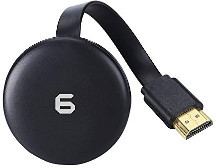 Clé TV sans fil WiFi pour smartphones (couleur : noir)