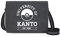 University of Kanto - Umhängetasche Messenger Bag für Geeks und Nerds mit 5 Fächern - 15.6 Zoll, Schwarz Anthrazit