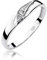 Damen Versprechen Ring Verlobungsring Antragsring 585 14k Gold Weißgold natürlicher echt Diamant Brillanten