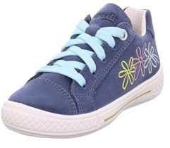 Superfit Mädchen Tensy Sneaker, Blau 8000, 32 EU