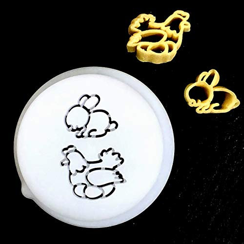 BNN - Avance/Serie 7000 - Herz Love Tiere - Pasta Disc kompatibel mit Philips Pasta Maker Avance/Serie 7000 (Henne Hase Ostern)