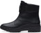 Clarks Damen Calla Zip Fashion Boot, Black Leather, 40 EU