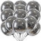 KatchOn, Silberne Discokugel-luftballons – 12 Stück, 22 Zoll | 4D Disco Folienballons für Disco-mottoparty | Mitzvakh Party Dekorations | Luftballons für Disko Tanz Party, Geburtstag Parties