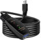 USB Extension Cable, USB 3.0 Active Repeater USB Male to Female Lead With Signal Amplification Active Cord for Printers, Keyboards,Game Console,Loudspeaker,Wifi Antenna,Scanner,Headsets (15m)