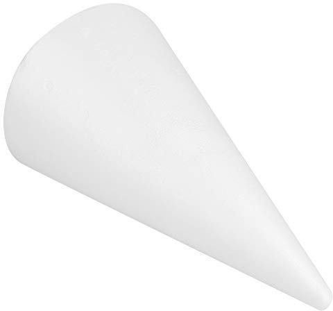 Happyyami Kleine Schaumkegel ?e Styropor- Schaumkegel Styroporkegel Weihnachtskegel Formschaumschaumbaumkegel 34. 5 * 19. 5Cm Floraler Schaumkegel