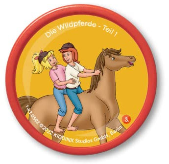 Kekz Audiochip für Kekzhörer, Bibi und Tina - Kekz 3: Die Wildpferde, Hörspiel für Kinder ab 5 Jahren, Spielzeit ca. 44 min